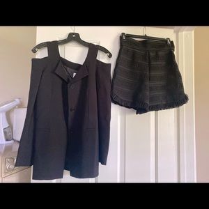 ❌SOLD❌ Maje off shoulder suit jacket